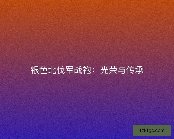 银色北伐军战袍:光荣与传承 银色北伐军战袍:光荣与传承